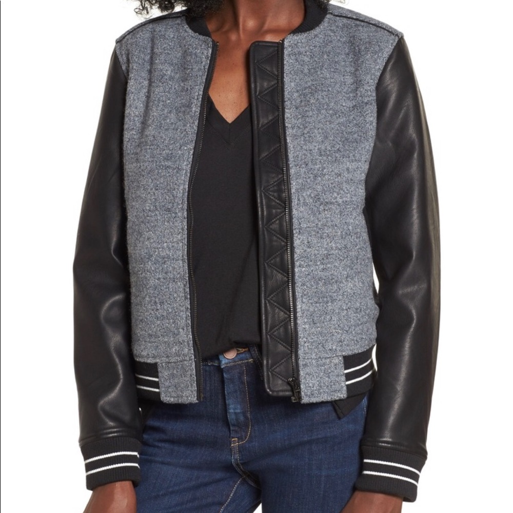 BLANKNYC Own the Night Bomber Jacket